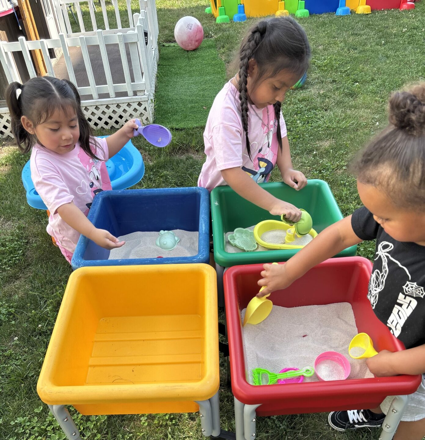 maria otero child care - outdoor sand play